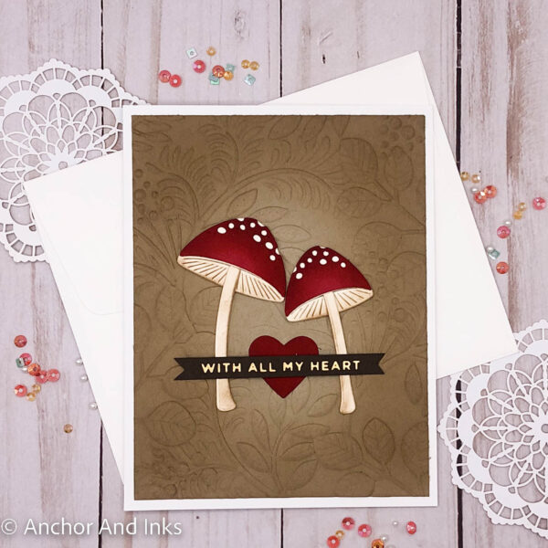 mushroom love card
