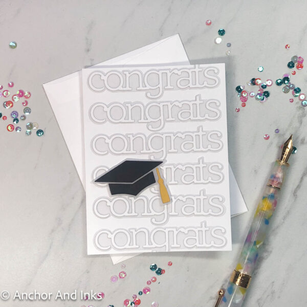 congratulations graduation cap card