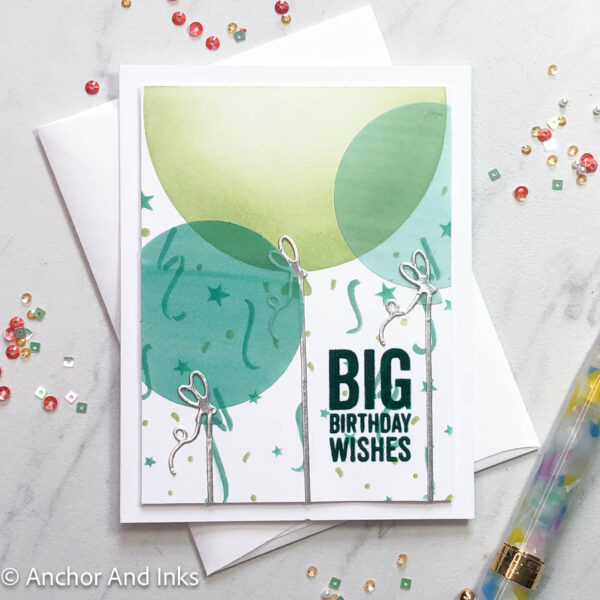 Big Birthday Wishes Balloons card