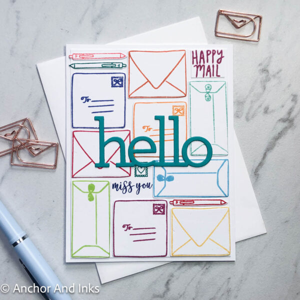 happy mail hello card