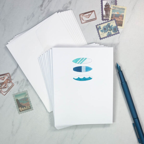 surfboards stationery set