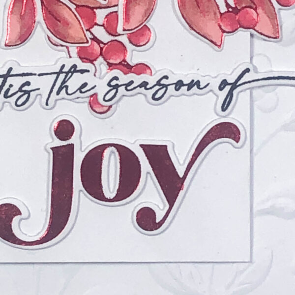 red berry season of joy card